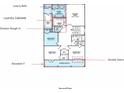 Primary suite with luxury bath, laundry, and three additional bedrooms at 1643 Siloh Dr # 485, Mount Pleasant, SC 29466