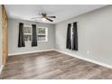 Spacious bedroom with vinyl flooring and neutral wall colors at 1979 Macon Ave, North Charleston, SC 29405