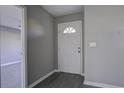 Bright entry with gray walls and wood-look floors at 415 Miami St # B, Ladson, SC 29456