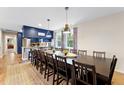 Open concept dining room and kitchen, great for entertaining at 109 Beacon Ave, Moncks Corner, SC 29461