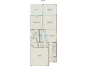 First floor plan showing an open layout with kitchen, dining, great room, and owner's suite at 4135 Collins Dr, Charleston, SC 29414