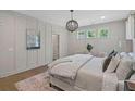 Spacious main bedroom with large bed and wood floors at 768 Maynard Ln, Summerville, SC 29486
