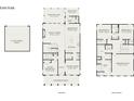 Floor plan showcasing the layout of a two-story home at 517 Rustling Tree Ct, Summerville, SC 29486
