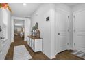 Bright entryway with wood-look floors and storage at 195 Coral Sunset Way, Summerville, SC 29486