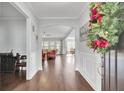 Bright and spacious entryway with hardwood floors and views to the living room at 103 Ivy Terrace Rd, Summerville, SC 29486