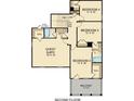 Second floor plan featuring a guest suite, three additional bedrooms, and a balcony at 437 Parish Farms Dr, Summerville, SC 29486