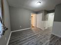 Simple bedroom with hardwood floors at 144 Butterfly Ln, Moncks Corner, SC 29461