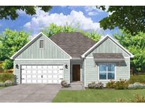 Craftsman style home with two car garage and landscaping at 9 Edisto Crossing Ct, Ridgeville, SC 29472