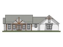 Exterior of a charming farmhouse-style home with metal roof at Lot 2 Hendorrich Trl, Huger, SC 29450