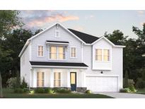 Two story home with white siding and stone accents at 4000 Middleton Dr, Goose Creek, SC 29445