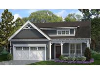 Craftsman style home with gray siding, white trim, and a 2-car garage at 157 Collared Dove Ct, Summerville, SC 29483
