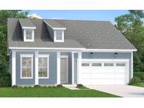 Charming craftsman style home with gray siding, white trim, and two car garage at 143 Summerwind Dr, Summerville, SC 29486