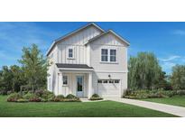 Two-story craftsman style home with white siding and a two-car garage at 414 Queenview Ln, Charleston, SC 29414