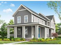 Gray two-story house with white columns and landscaping at 402 Swaying Pine Ln, Summerville, SC 29486