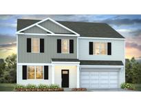 Two story house with gray and white siding and black windows at 178 Carolina Groves Blvd, Moncks Corner, SC 29461