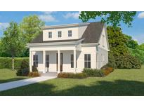 Charming two-story home with white exterior and landscaping at 100 Gray Pine Ln, Summerville, SC 29483