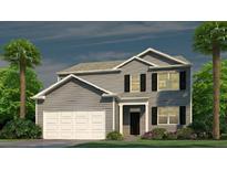 Two-story house with gray siding and white garage door at 405 Peachwood Ln, Moncks Corner, SC 29461