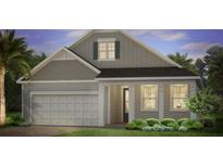 Charming craftsman style home with gray siding and a two-car garage at 374 Willows Crescent Dr, Moncks Corner, SC 29461