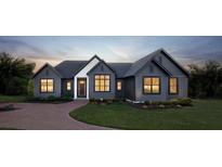 Modern two-story home with dark siding and brick walkway at 00 Handsome Dr, Johns Island, SC 29455