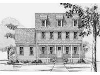 Two-story house drawing, charming curb appeal at 3869 Delinger Dr, Mount Pleasant, SC 29466