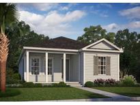 Craftsman style home with gray siding and front porch at 321 Trailmore Ln, Summerville, SC 29486