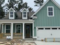 Two-story craftsman home with gray siding and a white garage at 369 Wappoo Trace Ln, Summerville, SC 29486