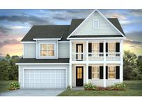 Two-story home with a neutral exterior, gray roof, and attached garage at 138 Lilac Grove Way, Summerville, SC 29486