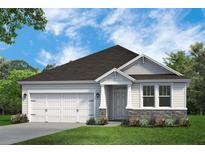 Craftsman style home with white siding, stone accents, and a two-car garage at 244 Mcmakin Dr, Summerville, SC 29483