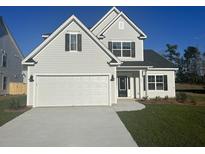 Two-story house with white siding, gray roof, and a two-car garage at 144 Seaton Street, Summerville, SC 29486