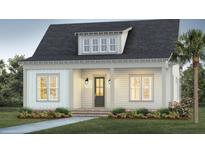 Charming two-story house with gray roof and light beige siding at 742 Blueway Ave, Summerville, SC 29486