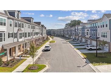 Aerial view of townhomes community at 7117 Brookview Ln, Sherrills Ford, NC 28673