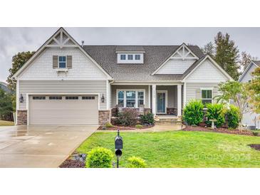 Two-story craftsman style home with front porch at 18568 Mainsail Ct, Lancaster, SC 29720