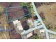 Aerial view of a spacious lot near industrial areas, suitable for commercial development at 1672 Riverview Rd, Lincolnton, NC 28092