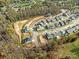 Aerial view of a new residential development with houses and green spaces at 11330 James Coy Rd # Covington, Davidson, NC 28036