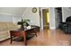 Spacious bonus room with tiled floor, comfortable seating at 3645 Lake Bluff Dr, Sherrills Ford, NC 28763