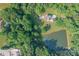 Property showcasing home, pool, and pond at 1228 Brawley School Rd, Mooresville, NC 28117