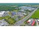 Aerial view of a shopping center with various stores and restaurants at 2374 Rock Hill Church Rd, Concord, NC 28027