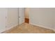 Simple bedroom with neutral walls and carpeting at 230 Hamrick Rd # 2, Cramerton, NC 28032