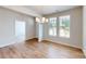 Dining room with hardwood floors and access to office at 230 Hamrick Rd # 2, Cramerton, NC 28032