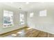 Office with wainscoting and wood flooring at 8631 Frank Grier Rd # 6, Charlotte, NC 28215