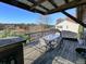 Lake view from deck with outdoor table at 6860 Shade Tree Ln, Sherrills Ford, NC 28673
