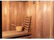 Relax in this clean and spacious sauna at 3616 County Home Rd, Conover, NC 28613