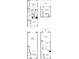 Set of four floor plans showing various layouts at 1424 Hamilton St # 12, Charlotte, NC 28206