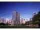 Luxury high-rise building with city skyline view at 1424 Hamilton St # 12, Charlotte, NC 28206