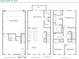 Three-story home floor plan, showing a two-car garage, great room, kitchen, and three bedrooms at 4225 S New Hope Rd # 9, Cramerton, NC 28032