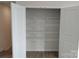 Walk-in pantry with wire shelving at 4225 S New Hope Rd # 9, Cramerton, NC 28032
