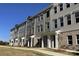 Row of townhouses showcasing modern design at 4227 S New Hope Rd # 10, Cramerton, NC 28032