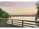 Scenic lakefront property with tranquil sunset view at 165 Clearview Point Dr, Mount Gilead, NC 27306