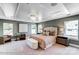 Luxurious main bedroom with a king-size bed and stylish decor at Lot 22 Devonshire Rd # 22, Denver, NC 28037