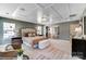 Spacious main bedroom with king bed and ensuite bathroom access at Lot 22 Devonshire Rd # 22, Denver, NC 28037